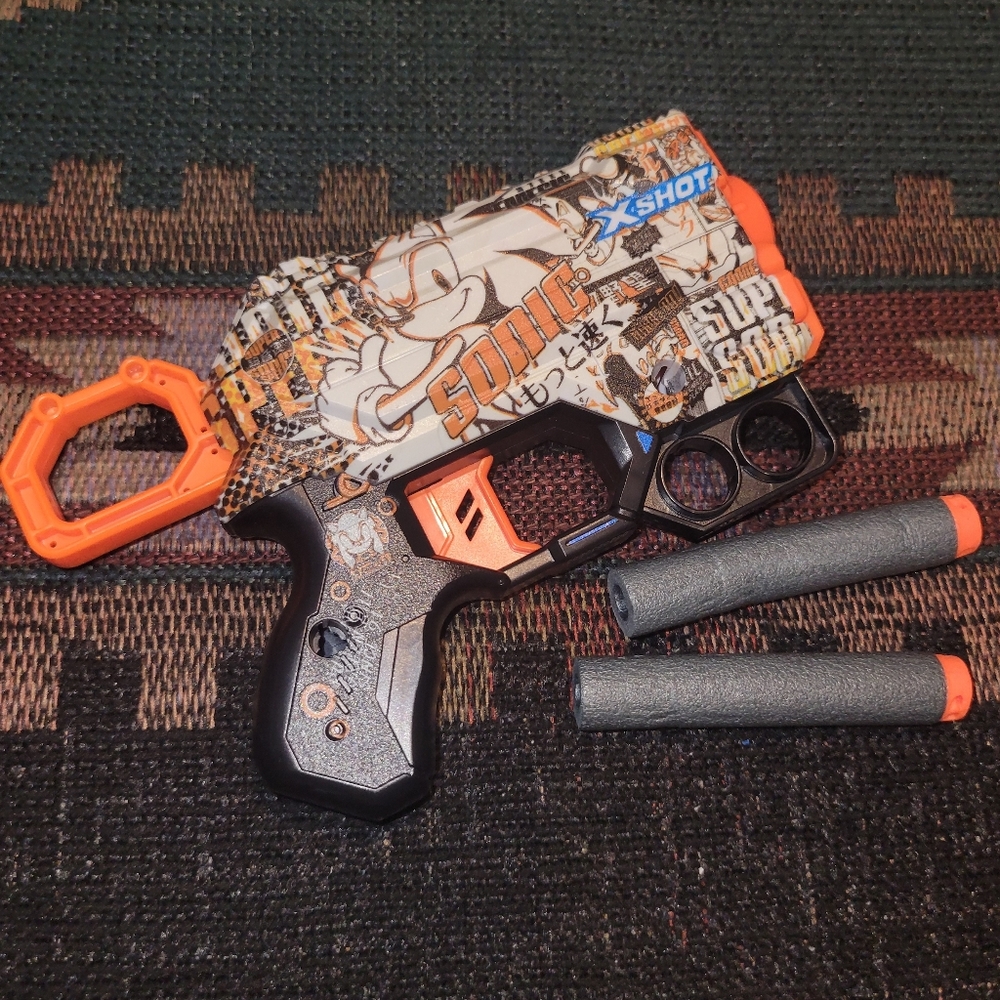 X-Shot Sonic Toy Blaster with Darts- Sonic